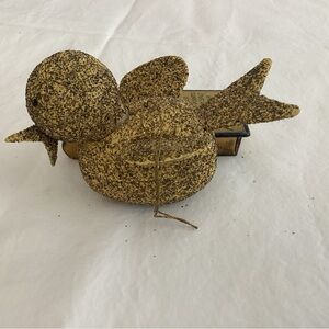 Vintage Pre-Owned Putz 1950s Mica Bird Christmas Ornament. Made in Japan.